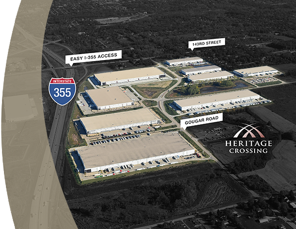 Heritage Crossing Aerial Map